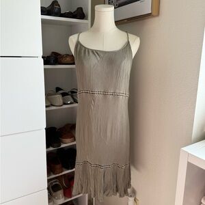 Venus Sage Green Slip Sprint Summer Dress Size Medium
